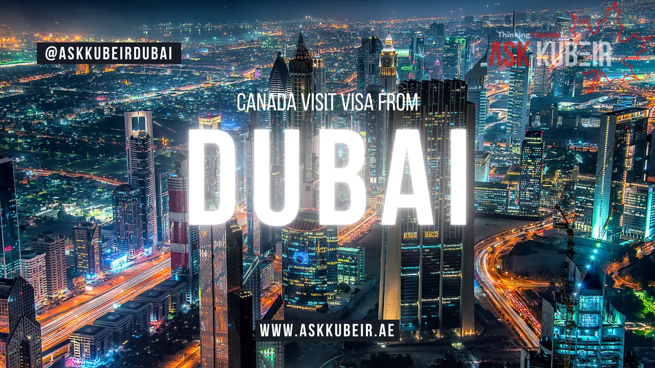 Canada Visit Visa Fee Details for Dubai Residents