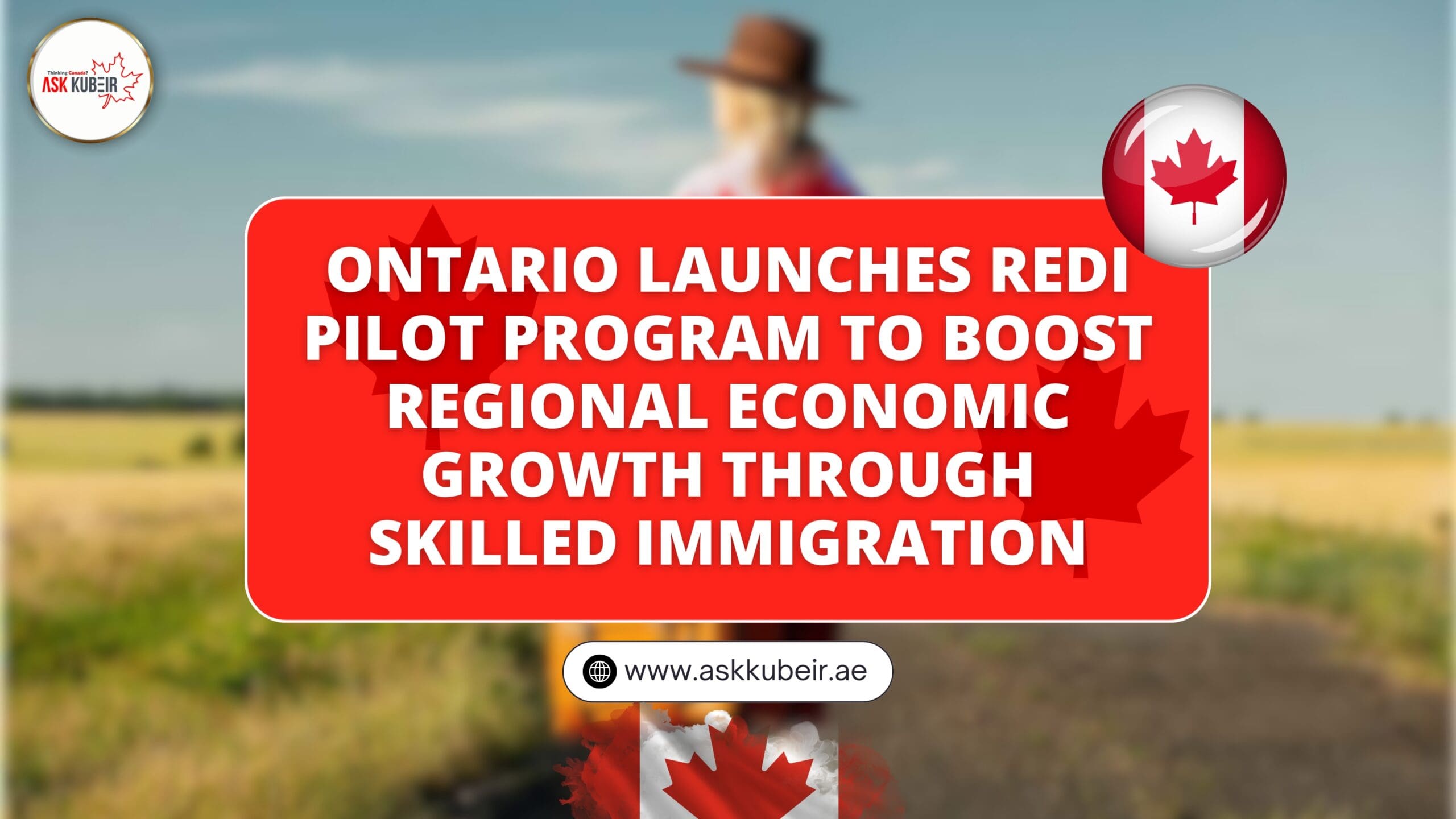 Overview of Ontario's REDI pilot program for regional economic development through skilled immigration.