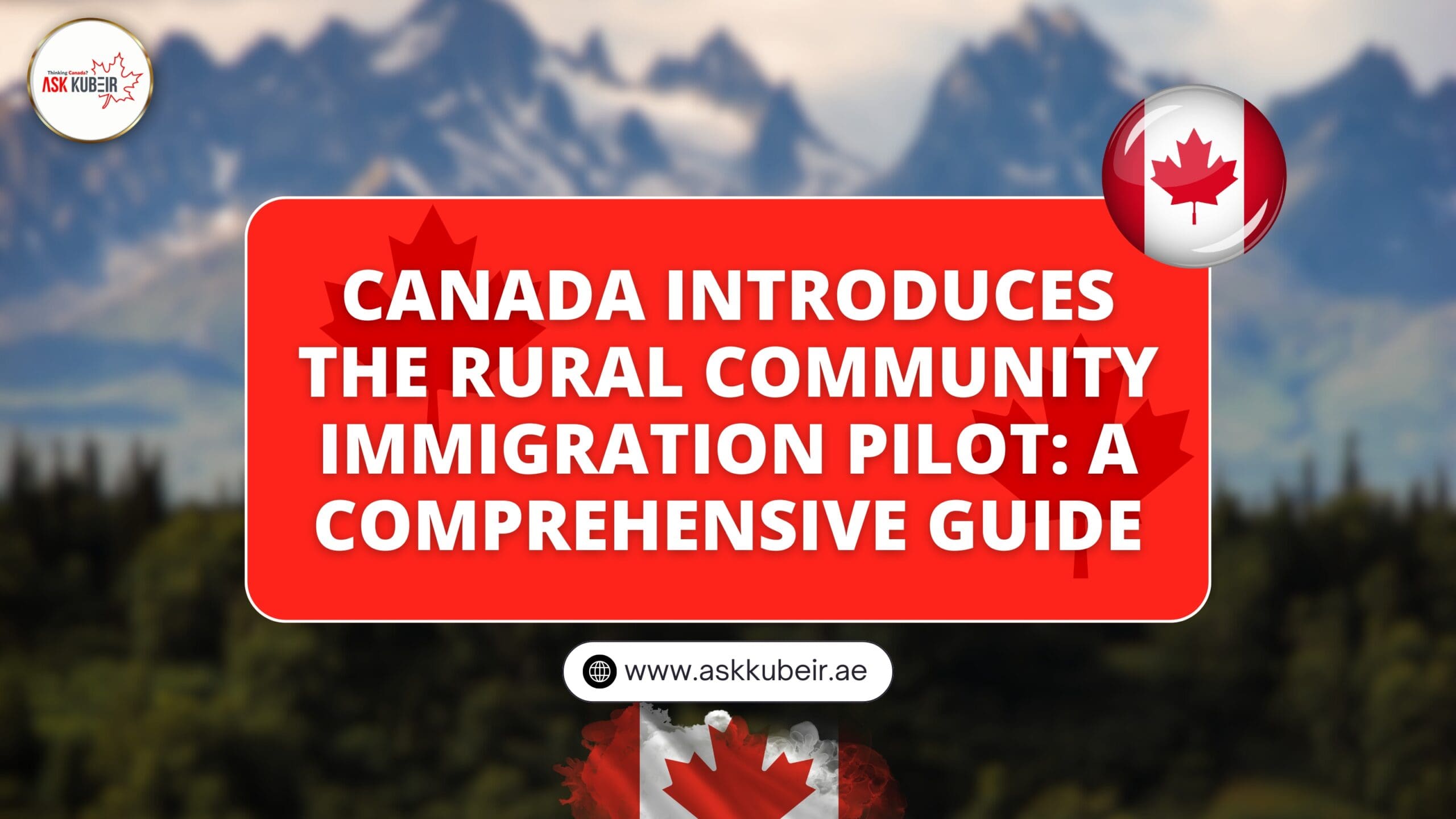 Rural Community Immigration Pilot flowchart, illustrating the process from job offer to permanent residence.