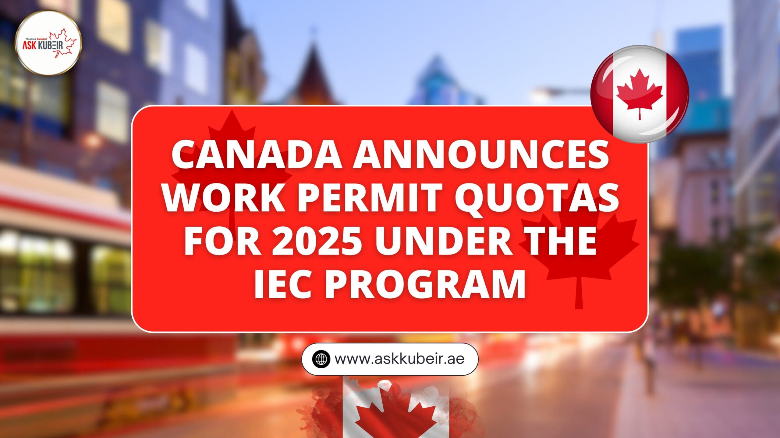 A young professional holding an IEC work permit, ready to start working in Canada.